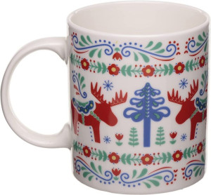 Świąteczny Kubek porcelanowy Scandi Design