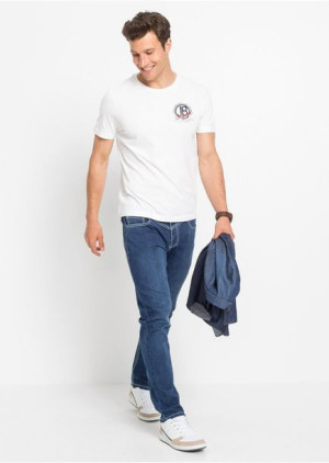 Bonprix Elastyczne Proste Spodnie Stretch Slim Fit Jeansy 60 939627
