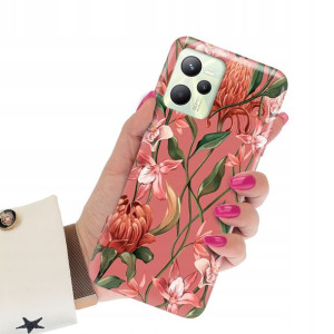 Etui Grube 2mm do REALME C35 Case Wiosenne Wzory