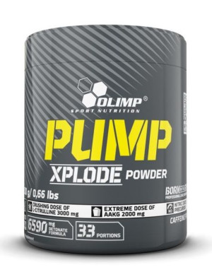 Pump Xplode Powder - POMPA MIĘŚNIOWA - OLIMP - 300g FRUIT PUNCH