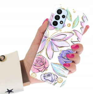 Etui Grube 2mm do SAMSUNG A23 4G Motyle Modne Wz