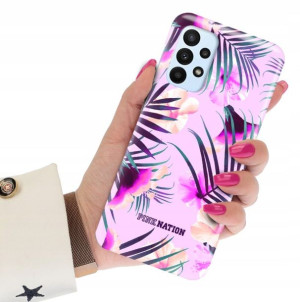 Etui Grube 2mm do SAMSUNG A23 5G Kwiaty Flower Wz