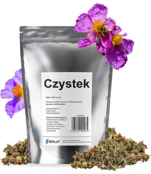 CZYSTEK SUSZONY naturalny do herbaty wysoka jakość 0,5kg