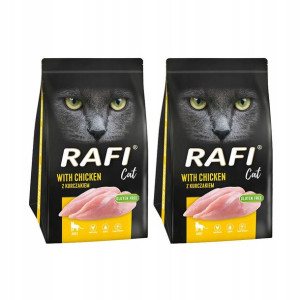 Karma sucha kota RAFI CAT z kurczakiem 2x 1,5 kg