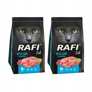 Karma sucha kota RAFI CAT z jagnięcią 2x 1,5 kg
