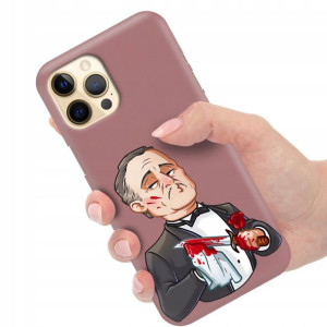 Etui Mat Ciemny Róż do IPHONE 12 PRO MAX Top Wzory