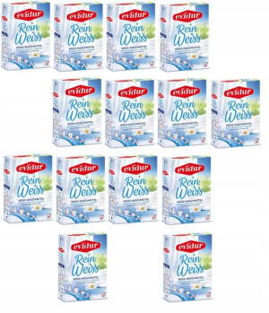 Proszek do firan i białego EVIDUR 10 prań 14x 600g