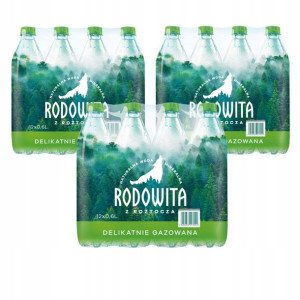 Woda RODOWITA delikatnie gazowana 36x 0,6 l