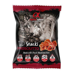 Przysmak psa ALPHA SPIRIT kostki Prosciutto 50g