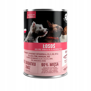 Karma mokra psa PET REPUBLIC z łososiem 400 g