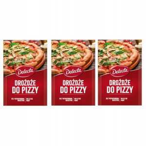 3x Drożdże do pizzy DELECTA 8 g