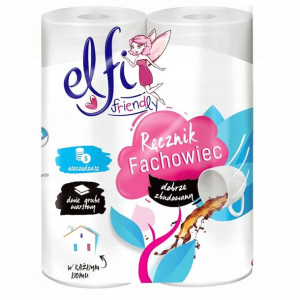 Ręcznik papierowy Elfi Friendly Fachowiec 2 szt.