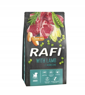 Karma sucha psa RAFI Junior z jagnięciną 10 kg