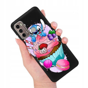 Etui MAT Czarne do MOTOROLA G40 FUSION Modne Wzory