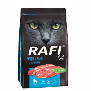 Karma sucha kota RAFI CAT z jagnięciną 7 kg