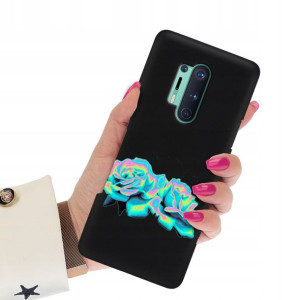 Etui Mat Czarne do ONEPLUS 8 PRO Art Sztuka Wzory