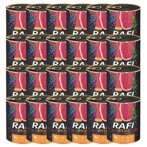 Dolina Noteci Karma psa RAFI kaczka 24x 800 g