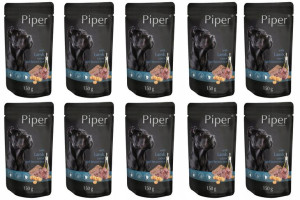 Karma mokra psa PIPER z jagnięciną ryżem 10x 150g