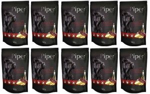 Karma mokra psa PIPER wątróbka wołowa 10x 500g