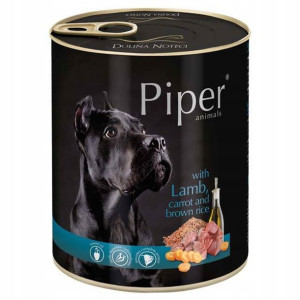 Karma mokra psa PIPER z jagnięciną marchwią 800g