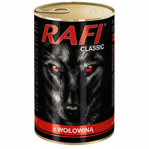 Karma dla psa RAFI CLASSIC Z WOŁOWINĄ 1240g