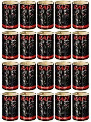 Karma dla psa RAFI CLASSIC Z WOŁOWINĄ 20x 1240g