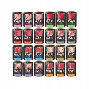 Dolina Noteci RAFI Karma mokra psa MIX 24x 400 g