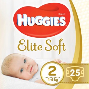 Pieluszki HUGGIES Newborn rozmiar 2 (4-6kg) 25szt