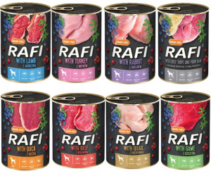 Karma mokra psa Dolina Noteci RAFI MIX 8x 400 g