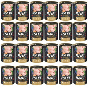 24x Rafi Mokra Karma Psa Adult Z Przepiórką 400g