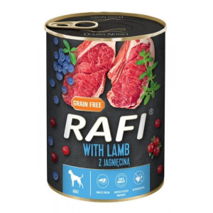 RAFI Karma psa Jagnięciną borówką żurawiną 400g