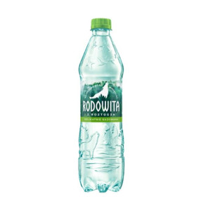 Woda mineralna RODOWITA delikatnie gazowana 0,6 l