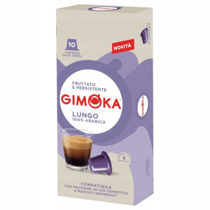 Gimoka 10szt kapsułki Nespresso Lungo