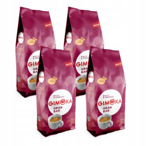 4xKawa ziarnista GIMOKA Gran Bar robusta arabika 1