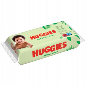 HUGGIES Chusteczki nawilżane Natural Care 56szt