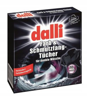 Chusteczki do prania ciemnych tkanin Dalli 10szt