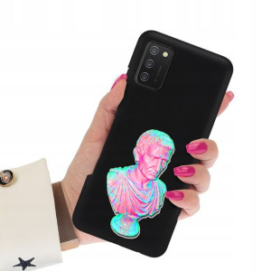Etui Mat Czarne do SAMSUNG A03s EU Art Case Wzory