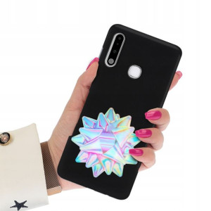 Etui Mat Czarne do SAMSUNG A70e Art Sztuka Wzory