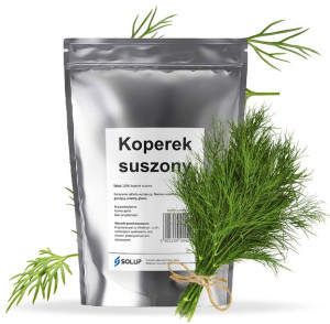 KOPEREK SUSZONY liść kopru aromatyczny do zupy dań 100g