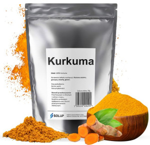 KURKUMA MIELONA aromatyczna naturalna bez dodatków bez chemii 100g