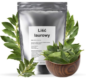 LIŚĆ LAUROWY naturalny aromatyczny wysoka jakość 100g
