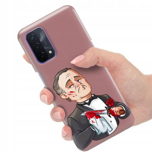 Etui Matowe Ciemny Róż do OPPO A93 5G Top Wzory