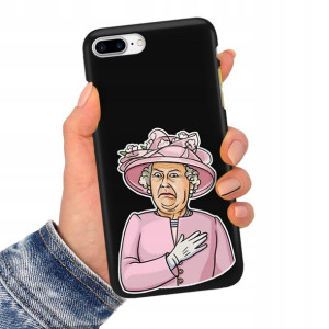 Etui Matowe Czarne do IPHONE 7/8 PLUS Serial Wzory