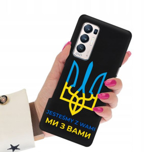 Etui Matowe Czarne do OPPO RENO 5 PRO + 5G Ukraina