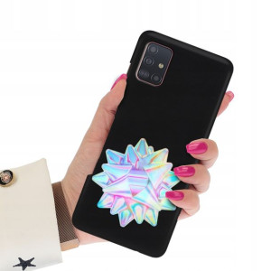 Etui Matowe Czarne do SAMSUNG A51 Art Sztuka Wzory