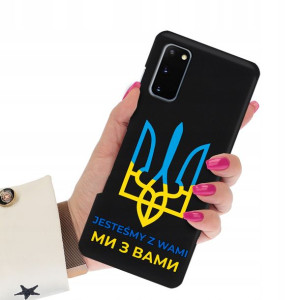 Etui Matowe Czarne do SAMSUNG S20 Wolna Ukraina