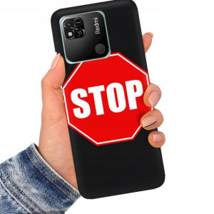Etui Matowe Czarne do XIAOMI REDMI 10A Top Wzory