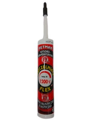 Silikon Wysokotemperaturowy 300ml CZARNY
