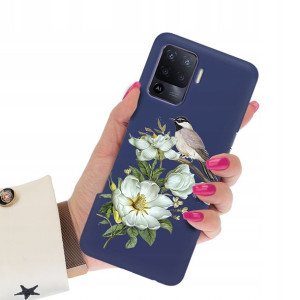 Etui Matowe GRANAT do OPPO RENO 5 LITE Top Wzory