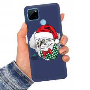 Etui Matowe GRANAT do REALME C25Y Case TOP Wzory